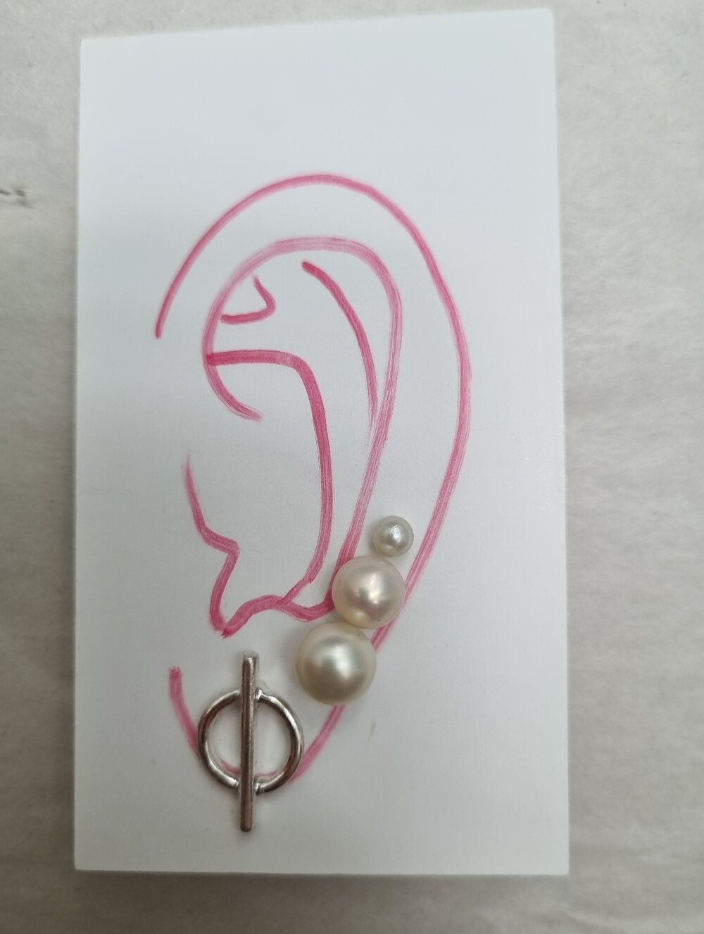 💛 Or 3/$10 | Asymmetical Earring Look For Mismatched Ears With Pearls